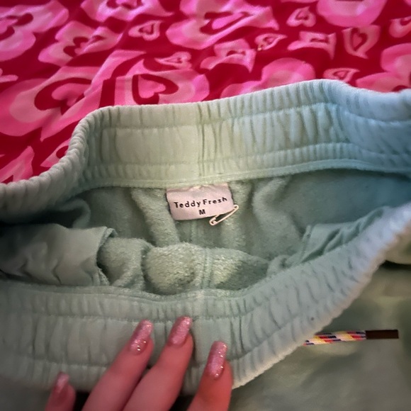 Teddy fresh teal sweatpants - Picture 3 of 7
